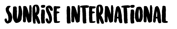 Sunrise International font preview
